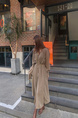 Super Fairy Elegant Long Dress with Belt - Light Blue