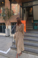 Super Fairy Elegant Long Dress with Belt - Light Blue