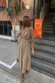 Super Fairy Elegant Long Dress with Belt - Light Blue