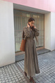 Super Fairy Elegant Long Dress with Belt - Light Blue