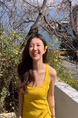 High Quality and Quality! French Style Bright Yellow Knitted Sleeveless Vest Camisole Dress Summer Temperament Waist-Controlled Sheath Dress