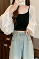 Real Shot Wholesale Price 2025 Summer New Korean Style Solid Color Breathable Cardigan Sunscreen Small Jacket Tops for Women in White