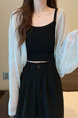 Real Shot Wholesale Price 2025 Summer New Korean Style Solid Color Breathable Cardigan Sunscreen Small Jacket Tops for Women in Light Gray