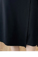 Black Real Shot Lace-Up Dress Pony Letter Waist Slimming Mid-Length T-Shirt Dress Women Summer