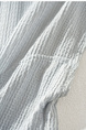 Women's Fashionable Slim-Fit Top with Sleeves T-shirt Knitwear Summer New Holiday in Light Blue