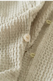 Women's Fashionable Slim-Fit Top with Sleeves T-shirt Knitwear Summer New Holiday in Light Beige