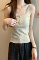 Real shot wholesale price 2025 new sweet and spicy style lace edge button design vest bottom outerwear top for women in Cream