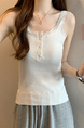 Real shot wholesale price 2025 new sweet and spicy style lace edge button design vest bottom outerwear top for women in Cream