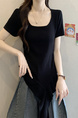 Real shot and real price new style hot girl short sleeve irregular pleated waist ruffled ribbon hem ins top in Black