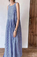 2025 Summer New Blue French Suspender Skirt Plaid Sleeveless Dress Women