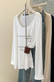 Real Shot of Korean High-End Thin and Slightly Transparent Long-Sleeved T-Shirt for Women in Summer in White, Korean Style Outer Wear, Loose Air-Conditioning Top