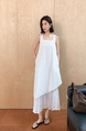 High Quality Vest Dress Women's Summer 2025 New Style French Style Elegance Superior Sense Seaside Vacation Long Skirt White