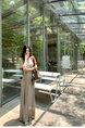 Zhou Zhang Chapter Rose Fu Flower Set French Style Vintage Strap Beige Dress Sleeveless Slim Fit Slimming Elegance Long Skirt Summer