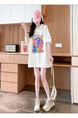Official Pictures and Real Prices Douyin Quality/Pure Cotton/Back Collar/Loose Mid-Length Polo Collar Hollow in White