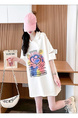 Official Pictures and Real Prices Douyin Quality/Pure Cotton/Back Collar/Loose Mid-Length Polo Collar Hollow in White