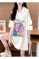 Official Pictures and Real Prices Douyin Quality/Pure Cotton/Back Collar/Loose Mid-Length Polo Collar Hollow in White