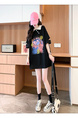 Official Pictures and Real Prices Douyin Quality/Pure Cotton/Back Collar/Loose Mid-Length Polo Collar Hollow in Black